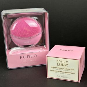 Foreo Luna Mini 3 Facial Massager Pink + Ultra Nourishing Cleansing Balm NEW